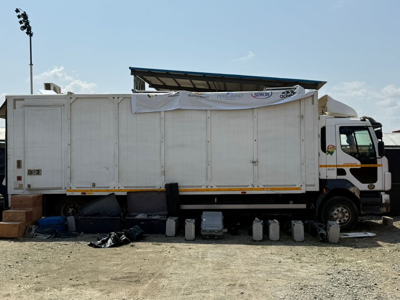 APL outside broadcast van on location