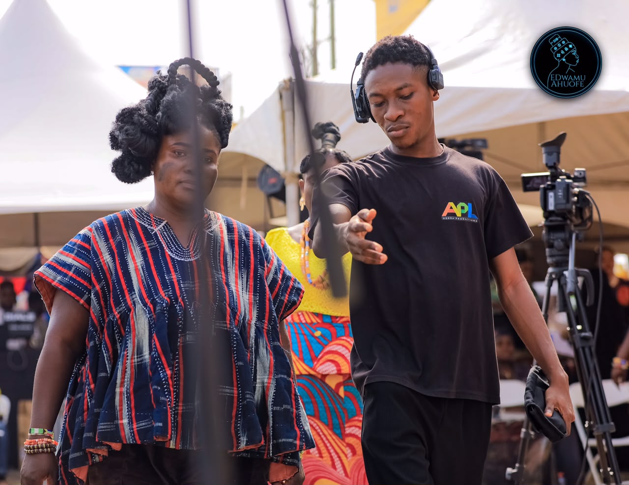 APL crew member on production set