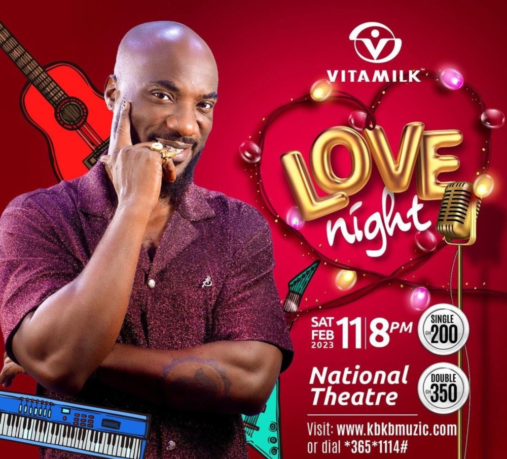 Vitamilk Love Night with Kwabena Kwabena artwork